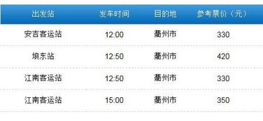 衢州到徐州汽车票多少钱(衢州到徐州汽车票价详解,费用、时间与行程) 衢州到徐州汽车票多少钱(衢州到徐州汽车票价详解,费用、时间与行程)